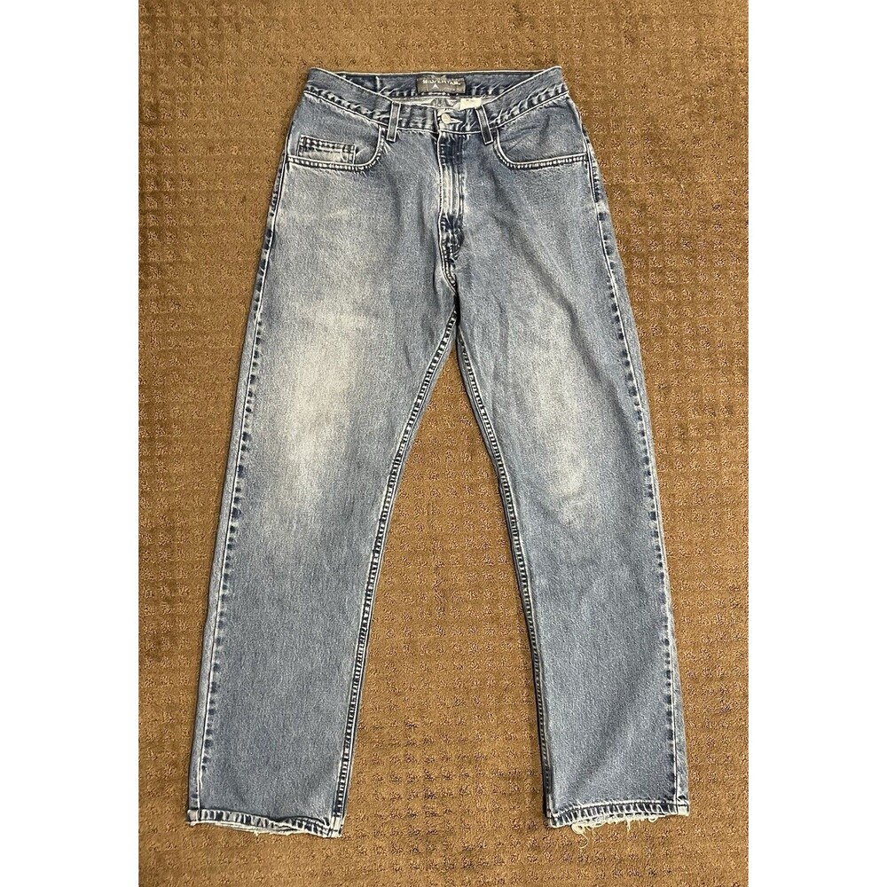 Levis Silvertab Loose Fit Baggy Wide Leg Jeans Vintage 32x34 (Actual 30x33) Y2K